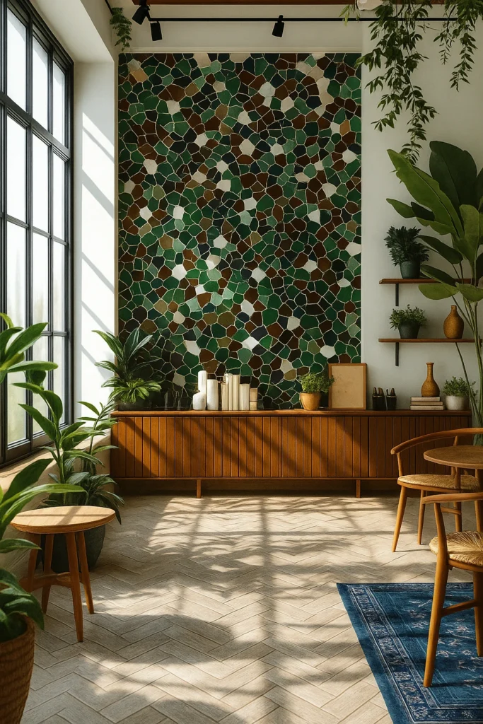 Mosaic Or Patterned Tiles As Accents