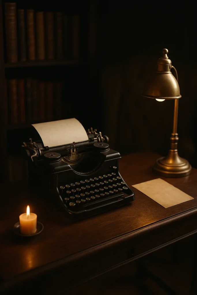 Vintage Typewriter as Desk Decor